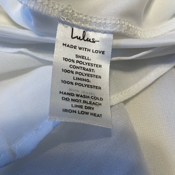 🆕🌟 Lulus white Midi Dress 🆕🌟 - Picture 7 of 7